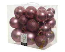 Julkula 6-10cm Mörkrosa 26-pack