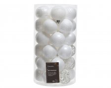 Julkula 6cm Mix Vit 37-pack
