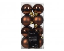 Julkula 4cm Mörkbrun 16-pack