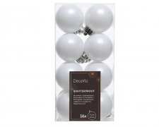 Julkula 4cm Vit 16-pack
