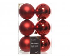 Julkula 8cm Röd 6-pack