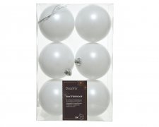 Julkula 8cm Vit 6-pack