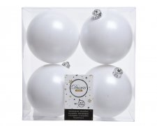 Julkula 10cm Vit 4-pack