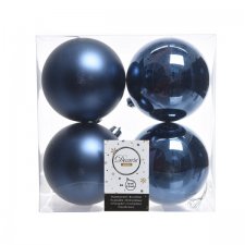 Julkula 10cm Mörkblå 4-pack