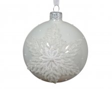 Julkula 8cm Vit