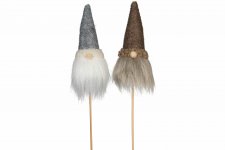 Tomte stick Grå/Brun 12cm
