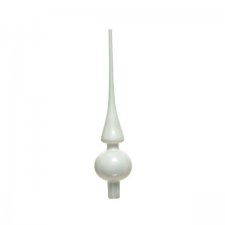 Julgranstopp 6x26cm Vit