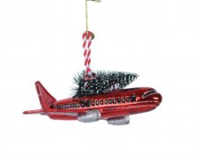 Flygplan Röd 12,3x15,9x8,2cm
