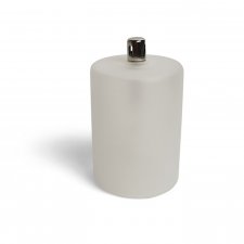 Oljelampa Glas Cylinder Frostad 11,5cm