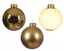 Julkula Mix Guld 7cm 21-pack