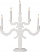 Ljusstake Canna Vit 55x43x15cm