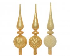 Julgranstopp 8x31cm Guld Mix
