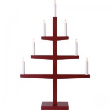 Ljusstake Tripp Röd 49x77x10cm