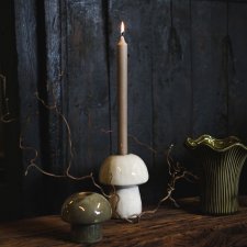 Ljusstake Svamp Beige 11xH14cm