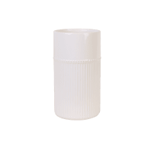 Kruka Vit Glaserad 13xH23cm