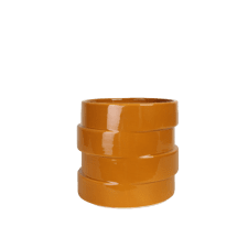 Kruka Ringar Senapsgul 13,5x13cm