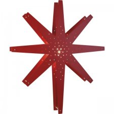 Stjärna Tall Röd 60x70x10cm
