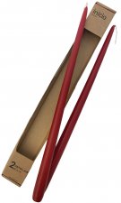 Antikljus 38cm Röd 10,5h 2-pack