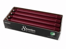 Kronljus Bordeaux 8-pack 24cm 8,5h