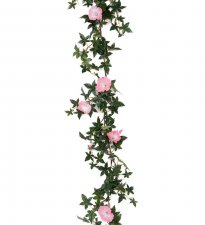 Girlang Blomma för dagen Rosa 120cm