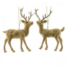 Juldekoration Ren Guld 4,5x12,5cm