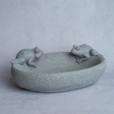 Fågelbad med grodor 42x31x15