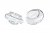 Flytkopp Glas 7x5cm 3-pack