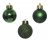 Julkula 3cm Mörkgrön Mix 9-pack