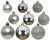 Julkula 6-10cm Silver 26-pack