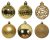 Julkula 6cm Mix Guld 37-pack