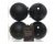 Julkula 10cm Svart 4-pack