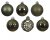 Julkula 6cm Mix Ljusgrön 37-pack Rosemary Green