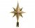 Toppstjärna 6,5x14,5x25,5cm Guld