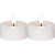 Värmeljus Flamme Vit 2-pack