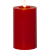 Blockljus LED Inne Flamme Röd 7,5x15cm