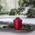 Blockljus LED Inne Flamme Röd 7,5x12cm