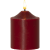 Blockljus LED Inne Flamme Röd 7,5x12cm