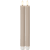 Antikljus Flamme Stripe Beige LED 25cm 2-pack