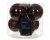 Julkula 8cm Mörkbrun 6-pack