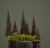 Julgran stick Brun 18x6,5cm