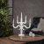 Ljusstake Canna Vit 55x43x15cm