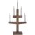 Ljusstake Trapp Brun 24x46x9cm