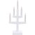 Ljusstake Trapp Vit 24x46x9cm