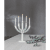 Ljusstake Elias Tradition Vit 35x61x9cm