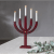 Ljusstake Elias Tradition Röd 35x61x9cm