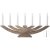 Ljusstake Navida Brun 60x30x5,5cm