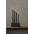 Ljusstake Quattro Grafit 27x55x9cm