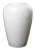 Vas Keramik Vit 20x29cm