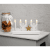 Ljusstake Julia 5st Vit 28x15x6cm