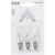 Glödlampa Adventsstake Klar E10 3-pack